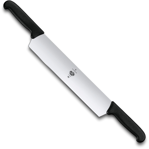 Swiss Army Brands 2023 Victorinox 40194 Kitchen Black Cheese, 12In Blade, Double-Handled VIC-6.1203.30 - main